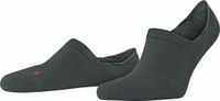 FALKE Cool Kick onzichtbaar effen functioneel materiaal footies unisex grijs - maat 46-48