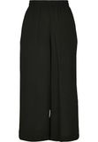 Urban Classics Ladies Wide Viscose Culotte Stoffen broek - zwart - L