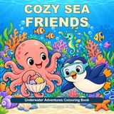 Cozy Sea Friends: Underwater Adventures Colouring Book