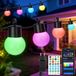 Aigostar 103VG - Lichtsnoer 5 Meter - RGB - 25LED's - Dimbaar - IP44 - Binnen & Buiten - Met Afstandbediening en App - Kerstverlichting - Zwart