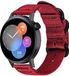 Strap-it Nylon gesp smartwatch bandje - rood