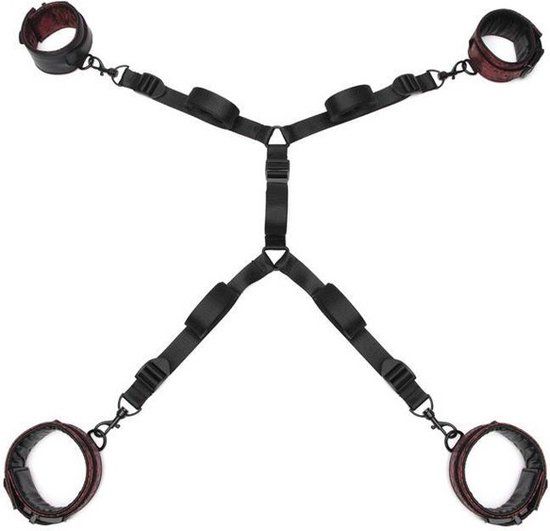 Fifty Shades of Grey - Sweet Anticipation Onder Matras Restraint Set - Rood