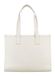 JOST Leren business tas shopper met laptopvak Vika Business Shopper Cream White crème
