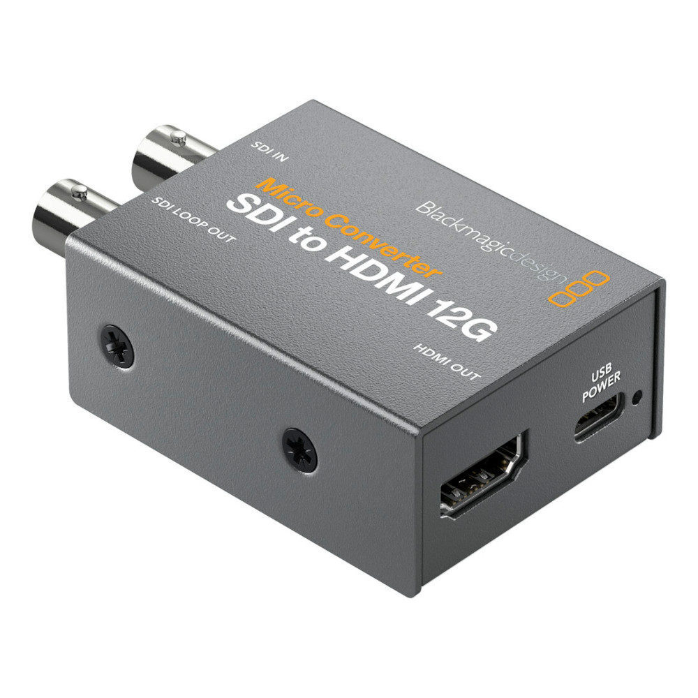Blackmagic Blackmagic Micro Converter - SDI to HDMI 12G zonder AC adapter