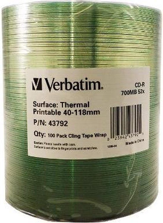 Verbatim 43792 Lege cd's