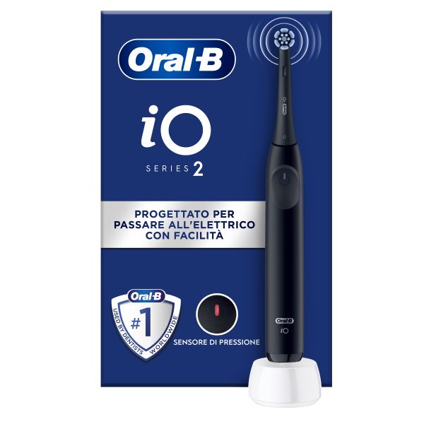 Oral-B iO 2 Elektrische Tandenborstel - Night Black - 1 stuk