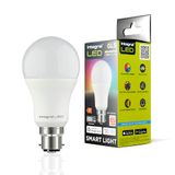 Integral LED 2-pack Smart GLS B22 dimbare kleurveranderende 2,4 GHz wifi-lamp