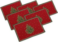 Villeroy & Boch Toy's Delight placemat boom, rood/gekleurd, 32 x 48 cm