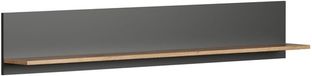 trendteam wandplank Esteban antraciet BHT 150 x 25 x 18 cm