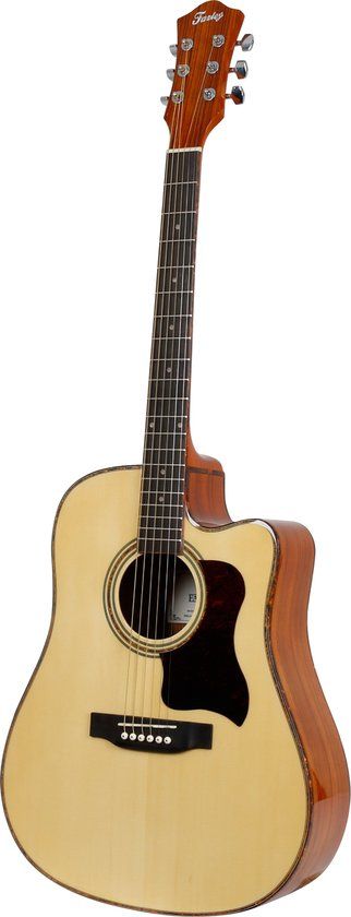 Fazley FA218CN Westerngitaar Zebrawood Naturel
