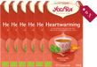Yogi Tea Heartwarming - Biologische Kruidenthee met Kaneel, Munt en Kardemom - Tray van 6 Stuks