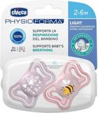 Chicco Fopspeen Physio Light 2-6M 2st. Roze