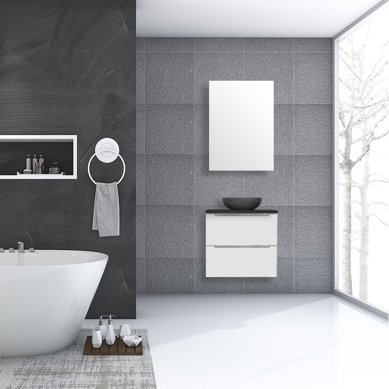 Badkamerplanet Badkamermeubel Sensio 60 cm Hoogglans Wit
