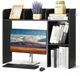VEVOR Bureau Plank Tafel Organizer Tafel Plank 2-Tier Spaanplaat Zwart