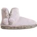 White Stuff Pantoufle en fausse fourrure Mid Grey