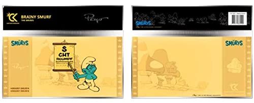 CARTOON KINGDOM LES SCHTROUMPFS - Le Schtroumpf à lunettes - Gouden Ticket - 3760375860100
