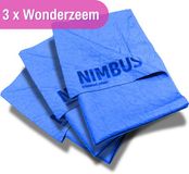 Nimbus 3 stuks NIMBUS Wonderzeem - Zeem voor Badkamer / Auto / Ramen - Blauw