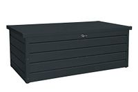 Duramax Kussenbox Palladium 710 liter antraciet met hydraulische gasfles en afsluitbare greep