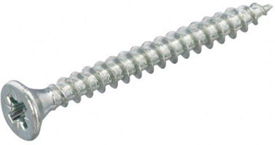 Hoenderdaal Spaanplaatschroef verzinkt platkop pz-2 4.0X25 voldraad (200)