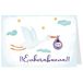 kaart Baby Card + Envelope 13 x 19 cm