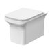 Hudson Reed Cuvette WC à Poser - Design Moderne - 37 x 47 cm - Sol - Blanc