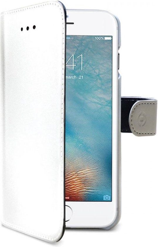 Celly Witte Wally Case voor de iPhone 8 / 7 / 6 / 6s