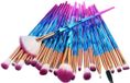 New Age Devi 20 Stuks Diamond Make-Up Kwasten Set Blauw