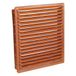 Ventilatierooster, WOLFPACK LINEA PROFESIONAL 2530008 inbouwventilatierooster, 17 x 17 cm, aluminium, bruin