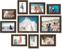 Americanflat 10-delige Walnut Gallery wandframeset