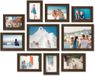 Americanflat 10-delige Walnut Gallery wandframeset