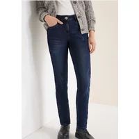 CECIL Casual Fit Jeans Donkerblauw Zwart Washed 27