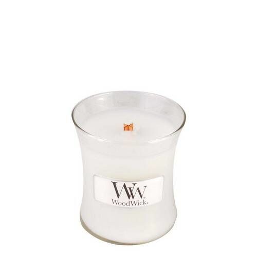 WoodWick Island Coconut Geurkaars - 85g - Wit