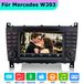 Hexinex 7-inch autoradio multimediaplayer voor Mercedes W203, met GPS-navigatie, Bluetooth en stuurwielbediening