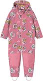 NAME IT Functioneel pak 'NMFALFA08 PAW' donkerblauw / karamel / lichtroze / wit