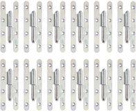 Alberts 865412 uithangbaar scharnier, type Parijs | links of rechts | elektrolytisch blau verzinkt | 140 x 55 mm | Set van 12