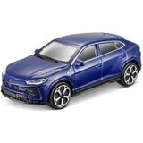 Bburago Lamborghini URUS blauw schaalmodel 1:43