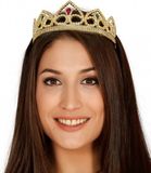 Fiestas Guirca Prinsessen diadeem - kroon - volwassenen - verkleed haarband - koningin