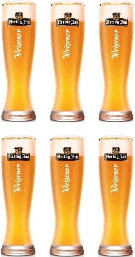 Hertog Jan Weizen Bierglazen - 300 ml - 6 stuks