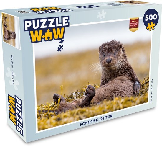 MuchoWow Puzzel Schotse Otter - Legpuzzel - Puzzel 500 stukjes