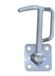 ProPlus Crochet de fixation pour remorque - droite - acier - 165 mm - argent