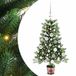 vidaXL Kerstboom met 150 LED met standaard Groen 90 cm PE