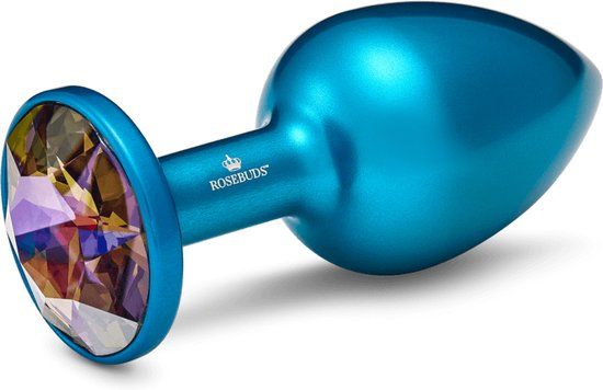 Rosebuds™ Medium Alu Blue Crystal