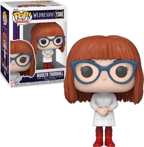 Funko Pop! TV: Wednesday - Mrs. Thornhill - Rave'n T Vinyl Figuur
