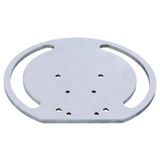 HEUER Lastafeladapter – voor bankschroef met 120/160 mm kbreedte (buitendiameter 340 mm, dikte 10, gewicht 5,7 kg, verzinkt staal) 197201