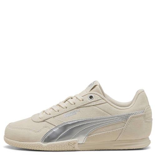 Puma Bella Donna suede sneakers ecru/zilver metallic