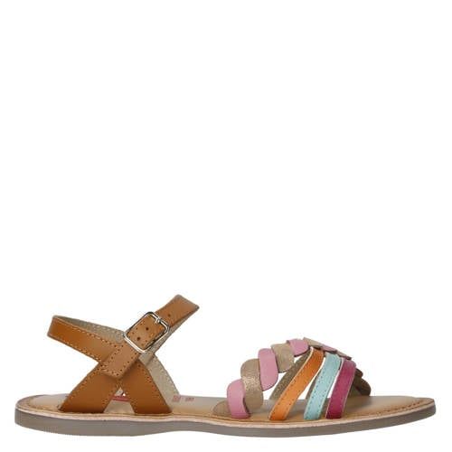Kipling sandalen bruin / roze / blauw / oranje Multi Meisjes Imitatieleer - maat 28