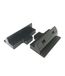 enjoy solar Zonnepaneelhouder, houderspoiler, dakgeleiding in zwart/wit, ideaal voor campers, caravans en boot (ABS montagespoiler 180 mm (zwart))