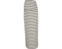 Mama Licious Gestreepte Zwangerschapsrok MLEVAYD High Waist Lange Rok Katoen Elastaan French Oak M