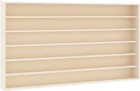vidaXL Houten verzamelvitrine met 6 planken 80x8,5x55 cm