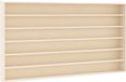 vidaXL Houten verzamelvitrine met 6 planken 80x8,5x55 cm